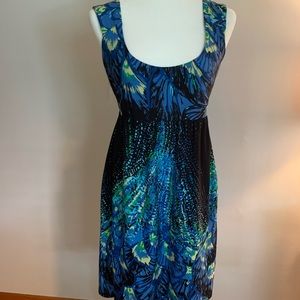 Misses dress starry night pattern